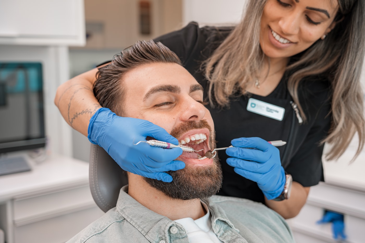Gentle teeth cleaning at Genesis Dental Centre in SW Calgary